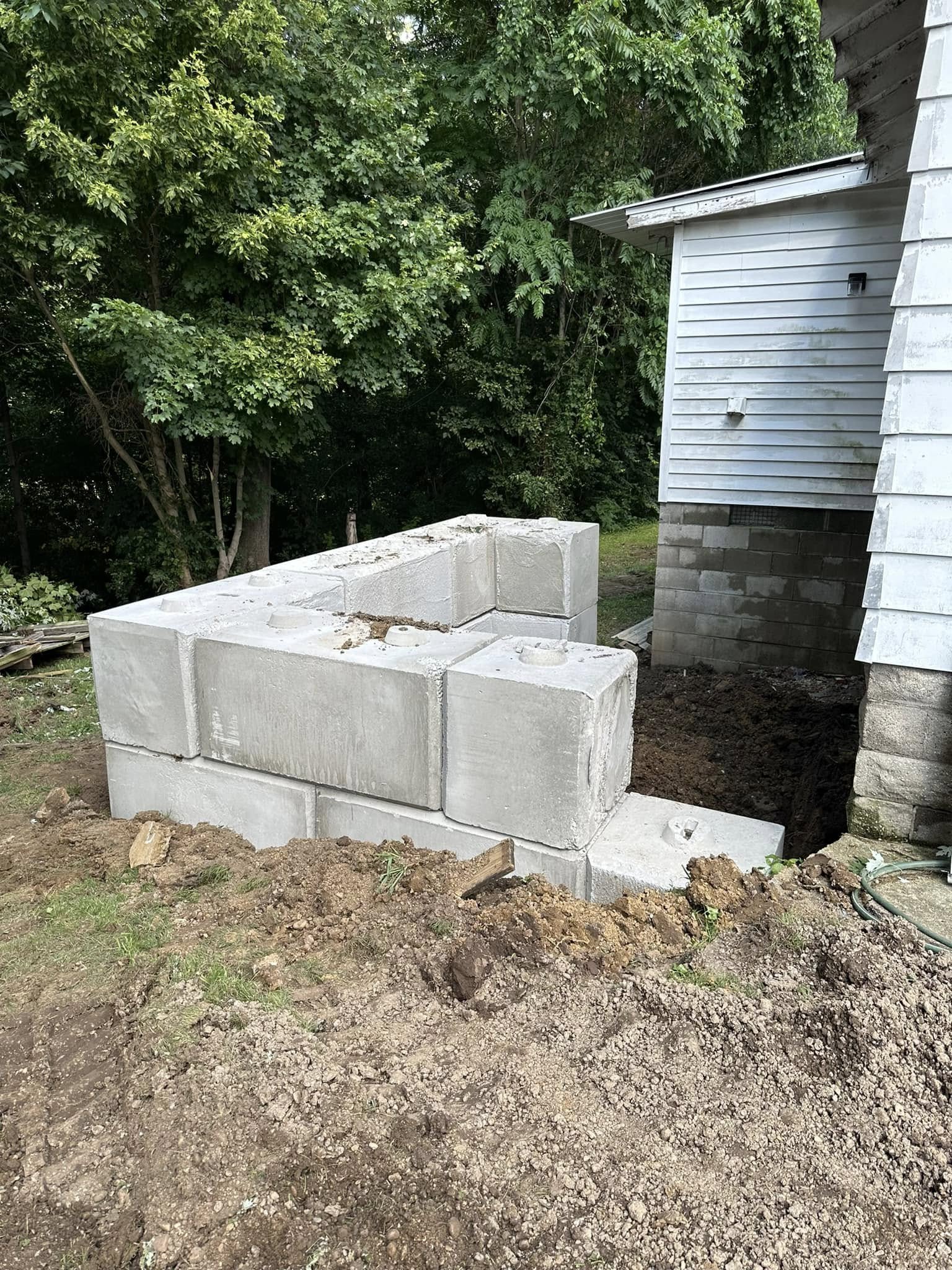 Completed foundation