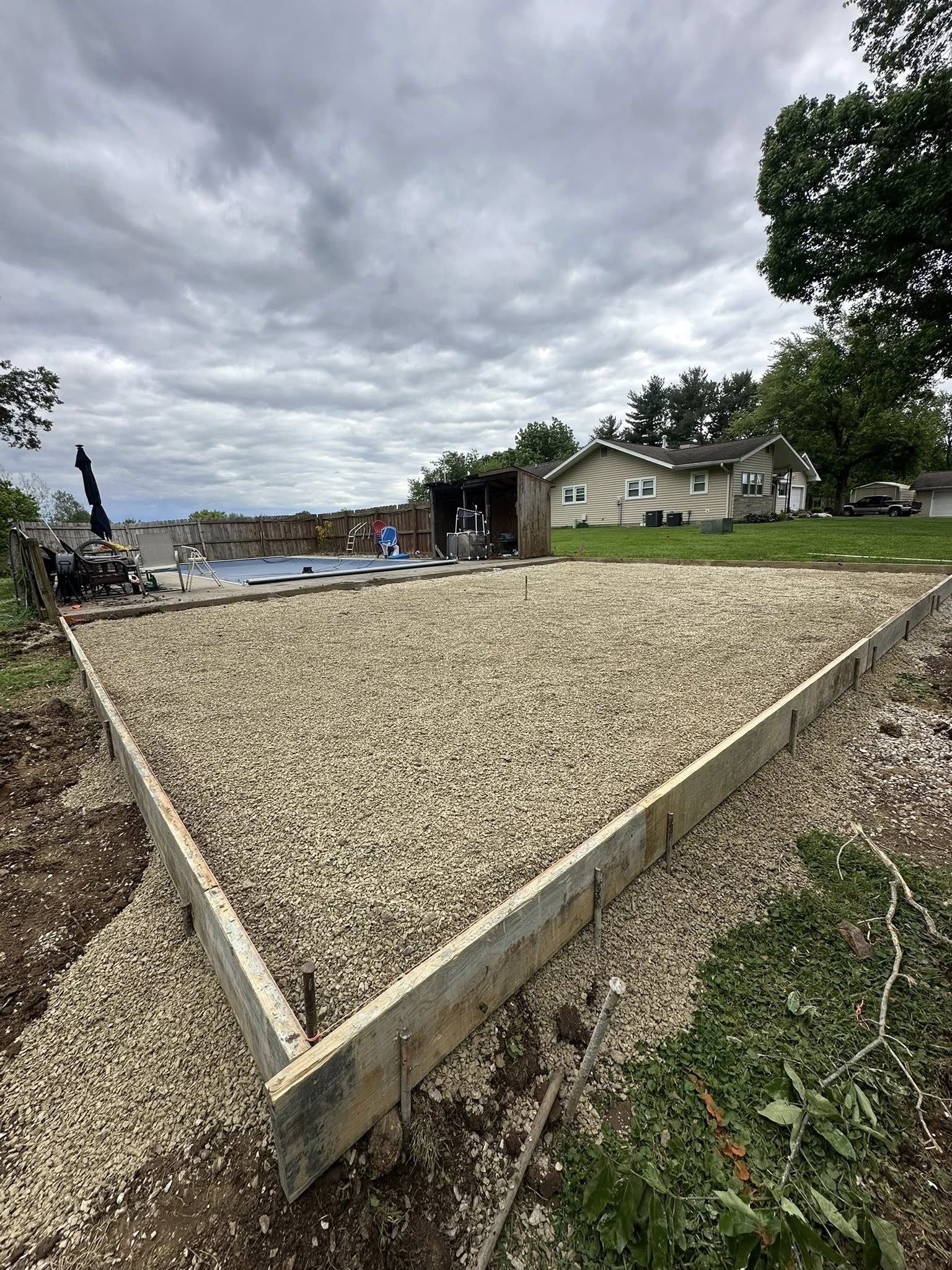 Finished building slab