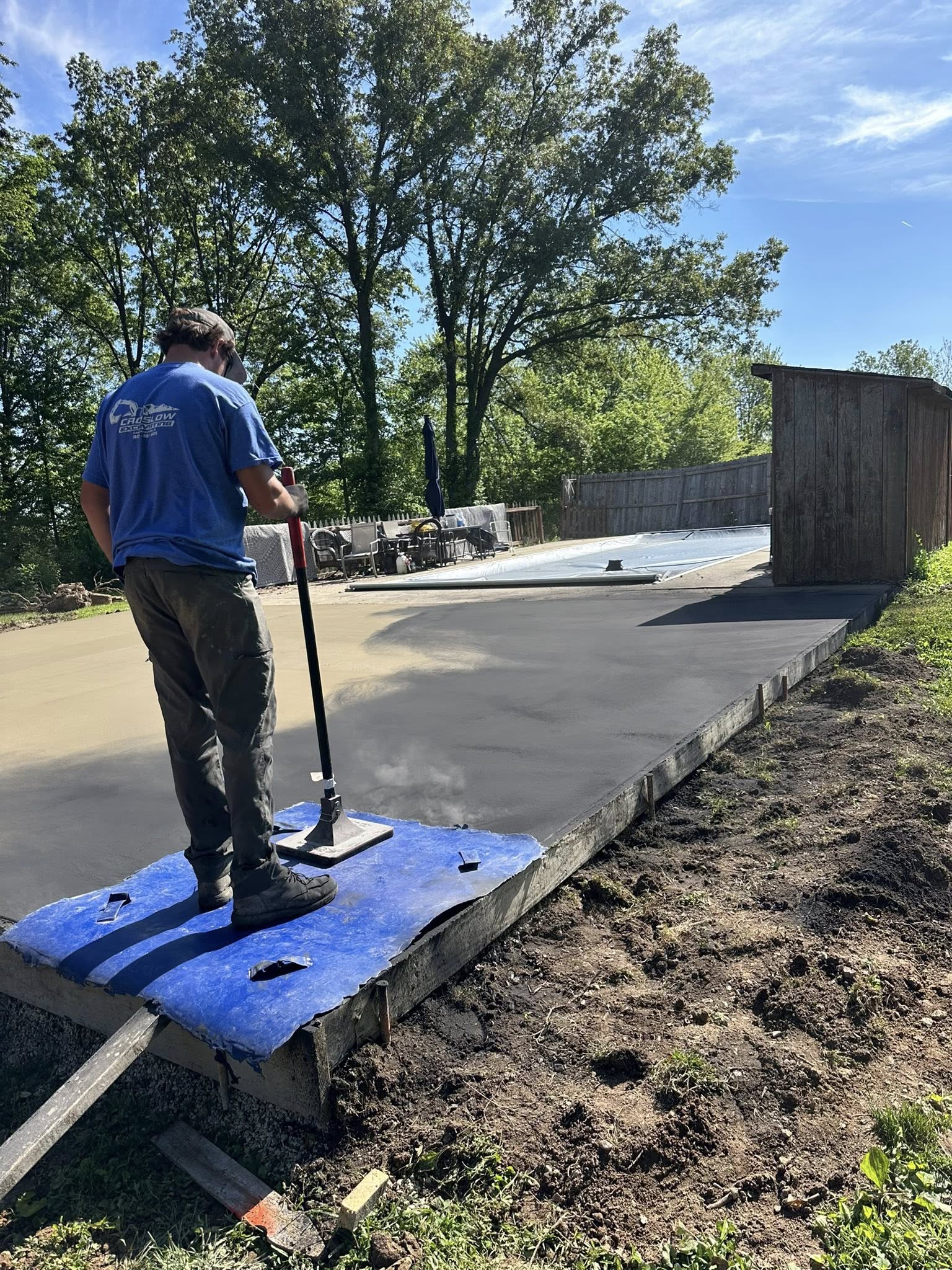 Croslow Concrete team at work